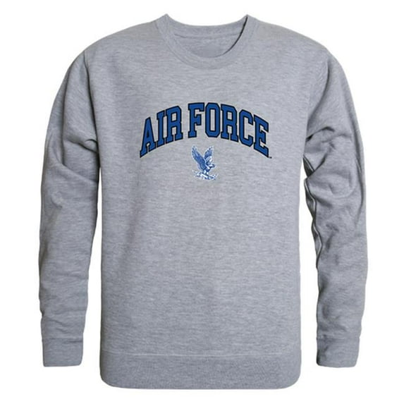 W Republic 541-242-HGY-03 USAFA Campus Crewneck T-Shirt, Heather Grey - Large