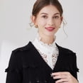 thumbnail image 4 of Womens Detachable Dickey Collar Half Shirt Blouse Collar Fake False Collar Dickies, 4 of 9