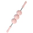 thumbnail image 4 of BELOVING Massage Roller Compact Practical Ergonomic Multifunctional for Foot Legs Arm Three Ball Pink, 4 of 10