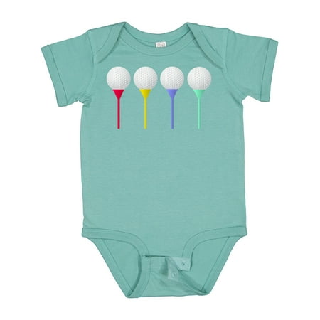 

Inktastic Rainbow Golf Tees Gift Baby Boy or Baby Girl Bodysuit