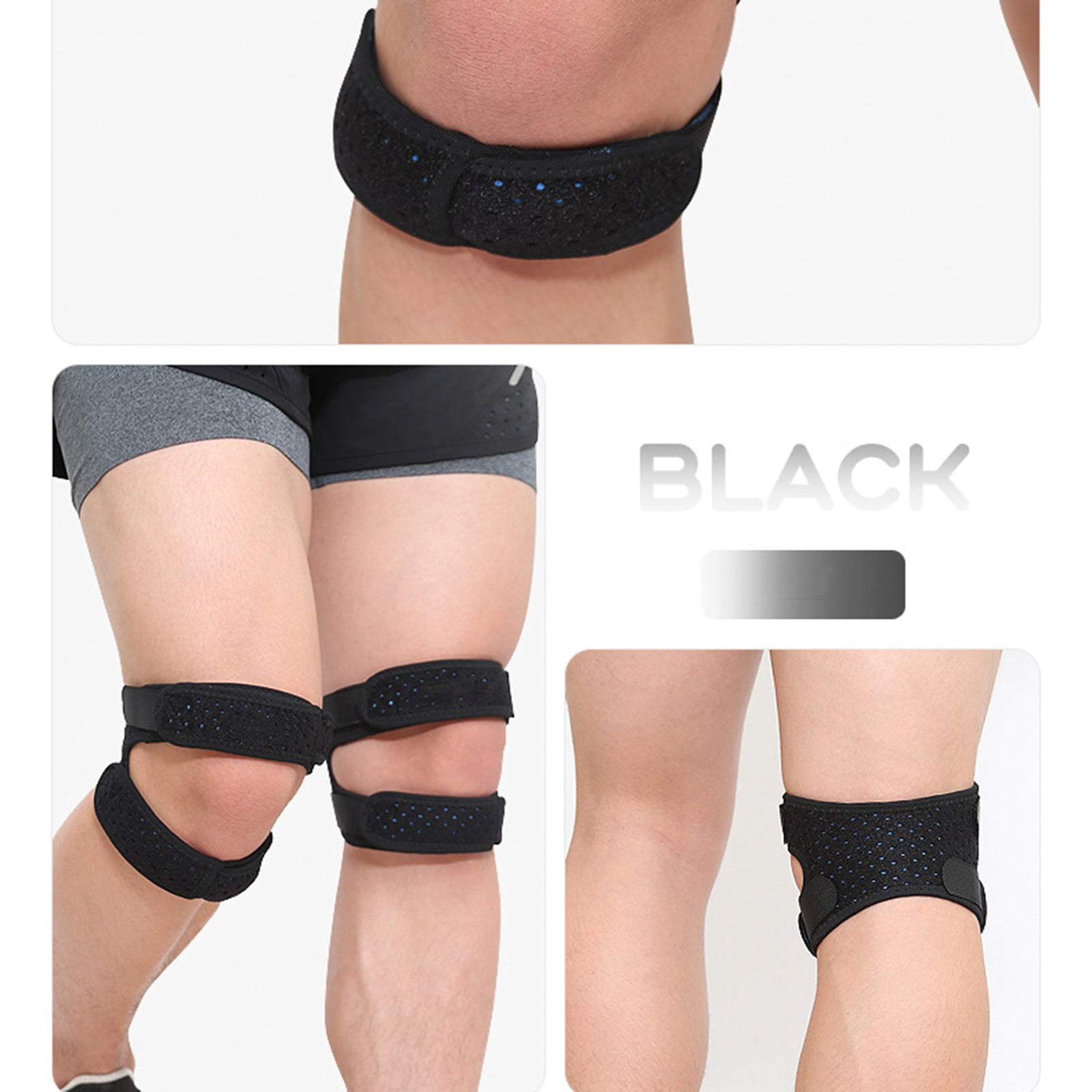 Deeceymbur 5PCS Technical Patellar Knee Protector Meniscus and Joint Protection Fitness Rope Skipping Running Mountaineering Injury Prevention Basketball Knee Protector