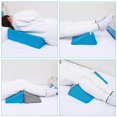 thumbnail image 1 of pitrice Wedge Pillow Back Legs Support Eevated Body for Pregnancy Bedroom Bedridden Blue, 1 of 9