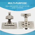 thumbnail image 4 of Stainless Steel Hinge Fixing Plate for Cabinet Door Repair Installer Kits, 4 of 6