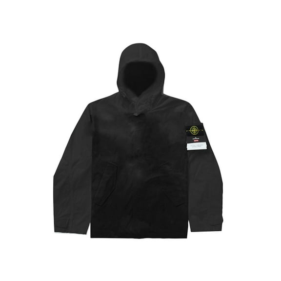 Supreme Men's Stone Island Cotton Cordura Shell Jacket Black, from StockX