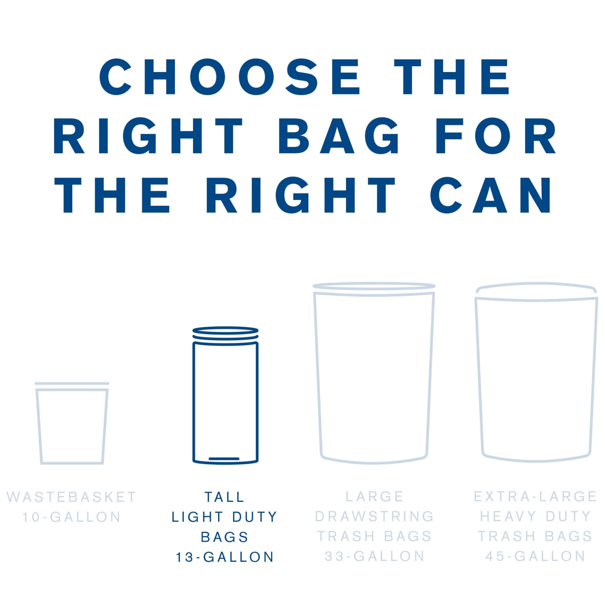 Highmark Trash Bags, 13 Gallons, Box Of 200, DP09288