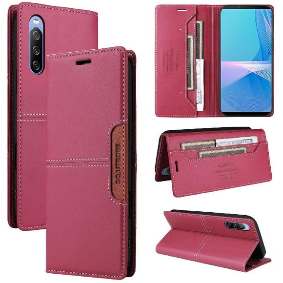 Case for FOXDOCK Sony Xperia 10 III RFID Blocking Wallet Flip Cover Shockproof