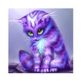thumbnail image 2 of Cuadros Decorativos Diamond Painting 5D DIY Cat Full Round Drill Rhinestone Imagen Kit (B2475) Tmvgtek embutido en tela, 2 of 9