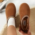 thumbnail image 7 of COM STAR Women's Winter Platform Slippers Warm Fuzzy Slip-On Indoor Outdoor Comfy House Shoes Cozy Fluffy Footwear, 7 of 7