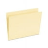 Top Tab Pocket Folders Straight Tab, Letter Size, Manila, 50/Box