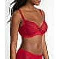 thumbnail image 3 of Panache Ana Lace Plunge Underwire Bra (9396),32G,Salsa Red, 3 of 6