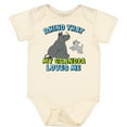 thumbnail image 3 of Inktastic Rhino That My Grandpa Loves Me with Cute Rhinos Boys or Girls Baby Bodysuit, 3 of 5