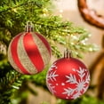 Christmas Balls Ornament Set, 44Pcs Christmas Decorations Tree Balls for Family Holiday Wedding