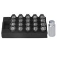 thumbnail image 2 of Lug Nuts Kit, M12x1.5 Lug Nuts With Socket Adapter Aluminum Alloy 42mm Long 19Hex For JDM Racing Style Replacement, 2 of 8
