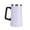 White, variant on HomeLife 24oz/700ML Beer Stein Double Wall Insulation Stainless Steel Coffee Mug Thermal Tumbler for Hot Cold Drinks Big Grip Shatterproof Adventure 6-12 Hours Insulated Drinking Cup