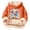 Orange, variant on Big Girls Graphic Hoodie Long Sleeved Hooded Sweatshirt Pullover with Cute Print Designs Trendy Fall Outfits Size 11-12T , Green