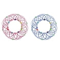 thumbnail image 1 of MesaSe Decompression Deformation Soft Steel Magic Flower Basket Hoop 2PCS, 1 of 9
