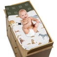 thumbnail image 2 of Sweet Jojo Designs Jungle Yellow Orange and White Changing Pad Cover, 2 of 6