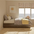 thumbnail image 2 of Ameriwood Home Twin Platform Bed with Drawers, Walnut, 2 of 9