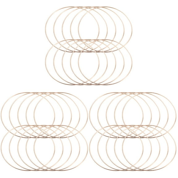 30 Pcs Dream Catcher DIY Dreamcatcher Hoop Dreamcatcher Supplies Metal?hoop?ring? Metal Dreamcatcher Ring