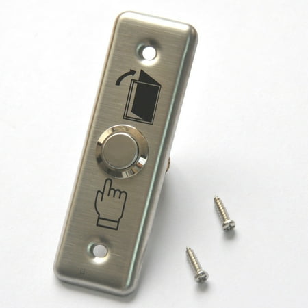 

Hayafir For Access Control Door Switch Stainless Steel Slim Exit Push Release Button