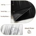 thumbnail image 6 of Rectangle Area Rugs 6 x 9 Ft, Black White Non-Slip Residential Carpet, Modern Geometric Abstract Gradient Striped Indoor Crawling Mats Runner Rugs for Living Room/Dining Room/Bedroom, 6 of 9