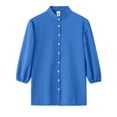 thumbnail image 5 of fvwitlyh Long Sleeve Tshirts Shirts for Women Womens Button Down Shirts Long Sleeve Regular Fit Cotton Stretch Work Blouse, 5 of 5