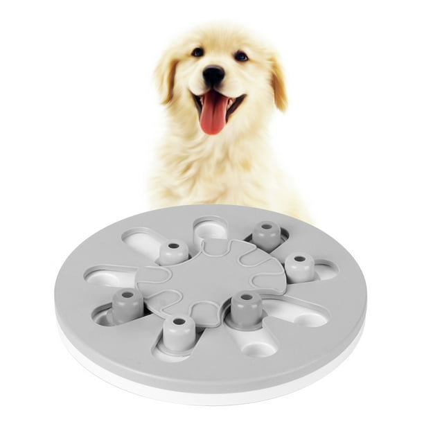 Dog Anti Choke Bowl Pet Food Dispenser Toy Pink Puzzle Puppy For Pet Dog Food Dispenser Blue Pink Gray