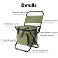 thumbnail image 6 of Fishing Chair Folding Chair Portable Effective Stainless Steel Strong Load-bearing Camping, 6 of 9