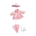 thumbnail image 3 of Divertido traje de ganso con impermeable que se ajusta a una estatua de 23 pulgadas. Accesorios de disfraz para el hogar. Rosa, 3 of 8