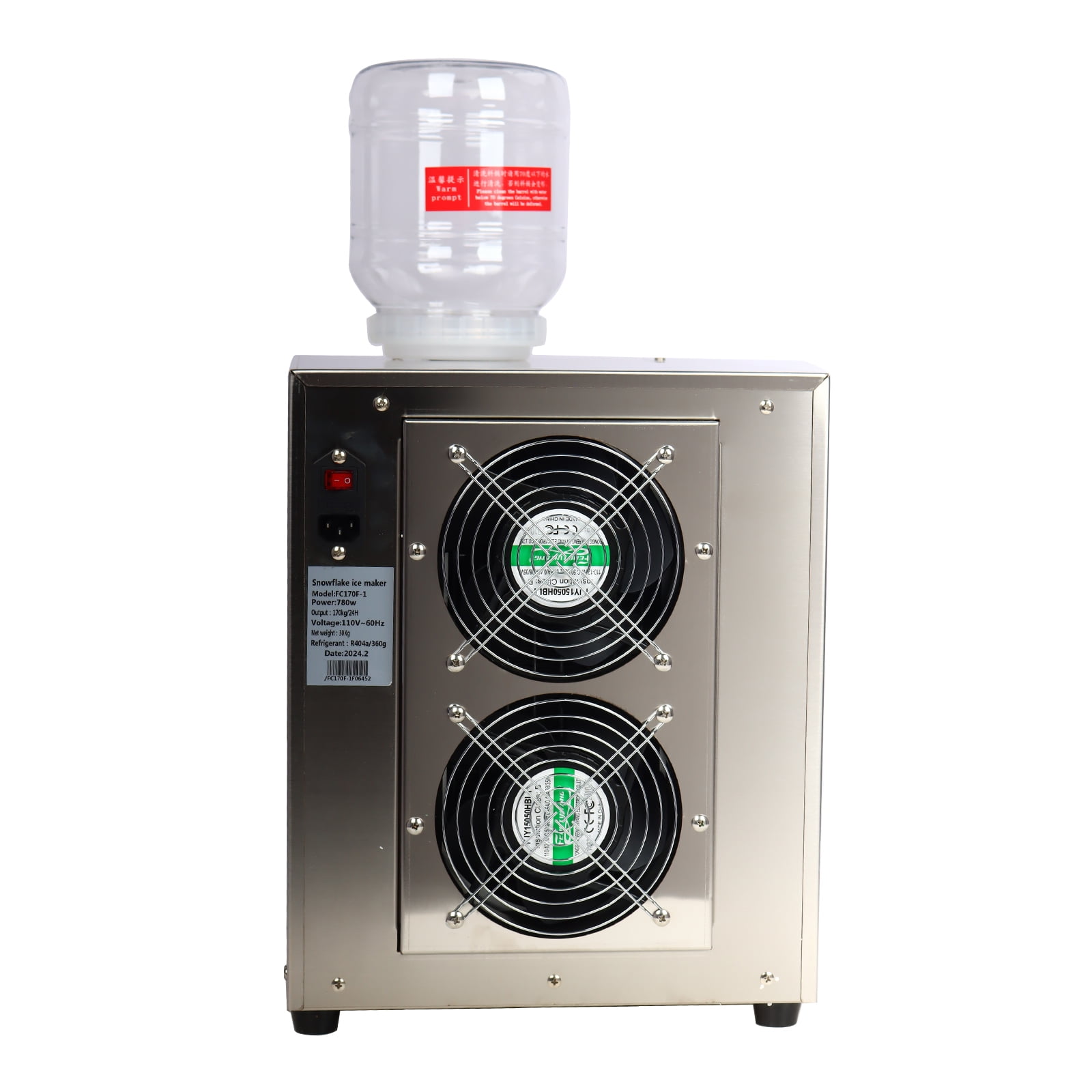 Commercial Air Cool Snowfake Ice Machie Snow Cone Machine Wind-Cooled Shaved Ice Maker