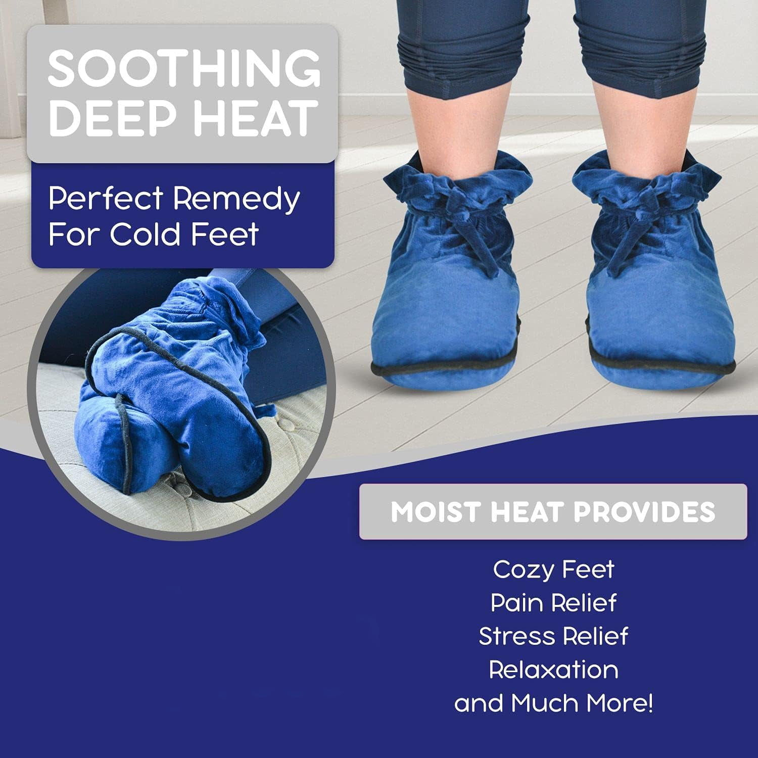 Microwave Heated Slippers
