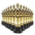 thumbnail image 1 of Paquete de 24 estatuillas de trofeos de premio para favores, premio, premio de juego, P, 1 of 5