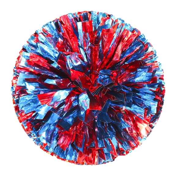 2PCS Cheerleading Handheld Colorful Flowers Sports Activities Performance Cheering Supplies Colorful Lightweight Finger Ring Buckle Design Anti Off PET Material