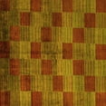 thumbnail image 1 of Ahgly Company Indoor Square Oriental Yellow Modern Area Rugs, 4' Square, 1 of 4