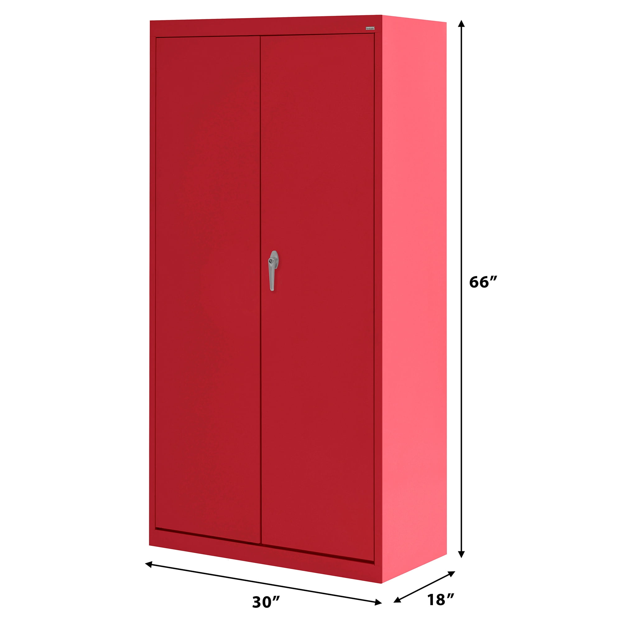 Sandusky Braefell 20-Gauge Welded Steel Garage Storage Cabinet, Red