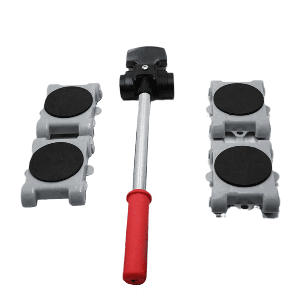 8X Heavy Duty Furniture Lifter Transport Mover Slides Wheel Furniture Mover Tool Set Wheel Roller Bar Moving Hand Tools