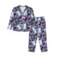 thumbnail image 1 of Fotbe Purple Marble Texture Conjunto de Pijama de Manga Larga para Mujer con Estampado, Ropa de Dormir de 2 Piezas, Conjunto de Casa Suave y Cómodo con Bolsillos-Medium, 1 of 7