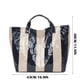 thumbnail image 3 of Bolso tote de PVC | Bolso de mano de plástico impermeable para compras y uso diario | Bolso tote de gran capacidad con cierre de velcro, 3 of 9