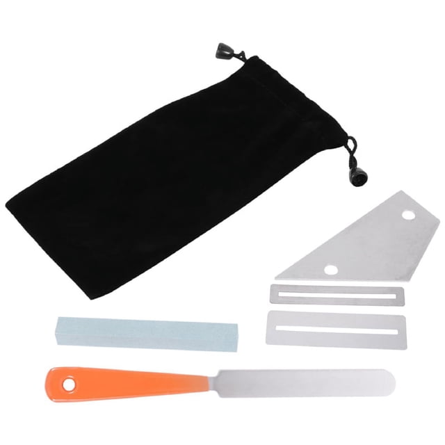 de Coronación de Traste de Guitarra Herramienta de Nivelación Protectores de Molienda Juego de Piezas de Reparación Accesorios Herramientas de Reparación de Guitarra