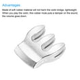 thumbnail image 4 of Metal Violin Mute 3 Prong Practice Violin Silence Mute Silver for Fiddle Violin Volume Control Practice, 4 of 6