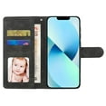 thumbnail image 6 of Allytech iPhone 14 Max Case with Card Holder & Wrist Strap, Premium PU Leather Magnetic Clasp Kickstand Wallet Flip TPU Simple Phone Protective Case Cover for iPhone 14 Max 2022 6.7", Black, 6 of 9