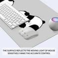 thumbnail image 2 of Kawaii Couple Panda Pattern Mouse Pad,Desk Mat,Game Mat,Makeup Table Mat,Varied Use Mat for Office/Home/Study Girls Boys(31.5''''X15.7'''''',Grey&Couple Panda), 2 of 6