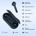thumbnail image 4 of TicPods 2 True Wireless Earbuds, TWS Earbuds, Bluetooth 5.0, Semi-in-Ear Design, IPX4 Water Resistant, Long Press to Wake Up Smartphone, Touch Gesture Controls, 23 Hours Battery Life, Navy, 4 of 5