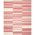 thumbnail image 4 of SAFAVIEH Kilim Caiside Abstract Wool Area Rug, Pink/Ivory, 8' x 10', 4 of 4