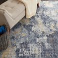 thumbnail image 6 of Nourison Urban Decor URD05 Blue/Cream/Yellow Indoor Area Rug - 5'3 x 7'3, 6 of 8