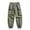 Army Green, variant on YLSDY Men's Solid Cargo Jogger Pants, Elastic Drawstring Waist, Loose Fit Streetwear Utility Trousers Army Green M