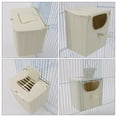 thumbnail image 3 of 3pcs Bird Nesting Box Bird Incubation Box Hanging Bird Hut Plastic Breeding House, 3 of 6
