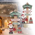 thumbnail image 2 of TIELUTT Wooden Center Greeting Card Style Tabletop Standing Sign (classic Style) Merry Elegant Christmas Ornament Digital Ornament Phone Christmas Ornament Ornament Christmas Bulb Decorations, 2 of 4