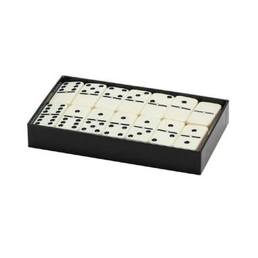 CHH 2311S Double 6 Ivory Jumbo with Spinners in Black Box, 8.25-inch Length
