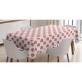 thumbnail image 1 of Fox Tablecloth, Forest Animal with the Printed Illustration Woodland Theme, Rectangle Satin Table Cover Accent for Dining Room and Kitchen, 60" X 84", Dark Salmon Paprika, by Ambesonne, 1 of 2